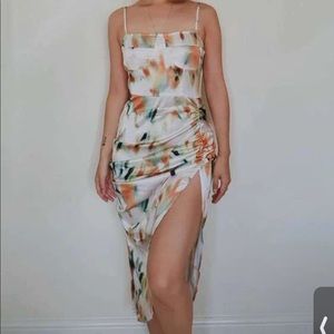 High slit dress